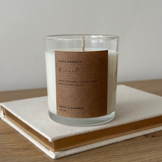 Świeca Sojowa 230 ml – Karmel