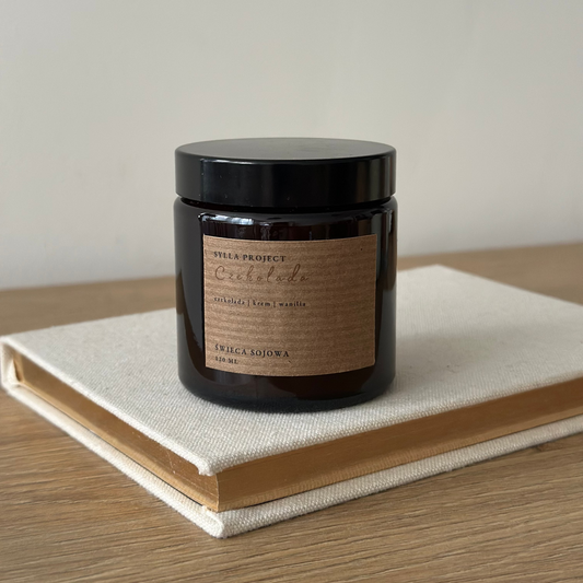 Świeca Sojowa 120 ml – Czekolada