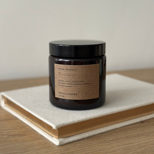 Świeca Sojowa 120 ml – Kaszmir