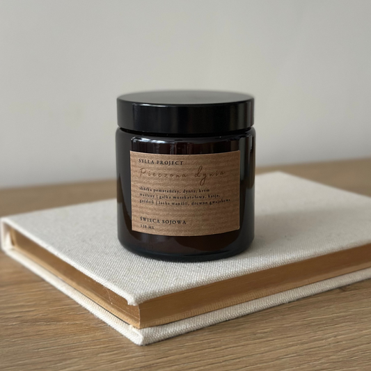Świeca Sojowa 120 ml – Pieczona Dynia