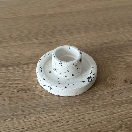 Świecznik okrągły - Terrazzo