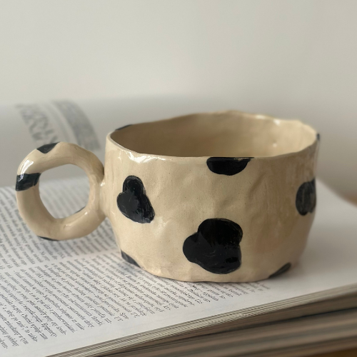 Kubek ceramiczny Krówka 300 ml 🐄☕