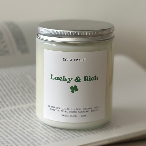 Lucky & Rich – Świeca Sojowa 250 ml