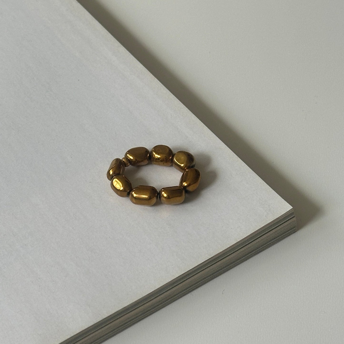 Pierścionek HEMATITE BRONZE CLASSIC
