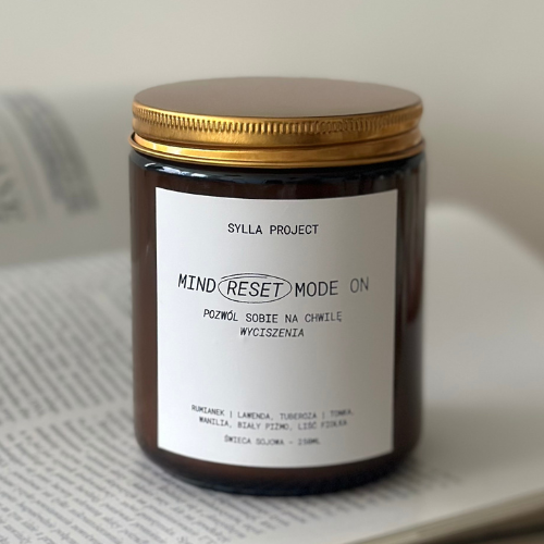 Mind Reset Mode On – Świeca Sojowa 250 ml